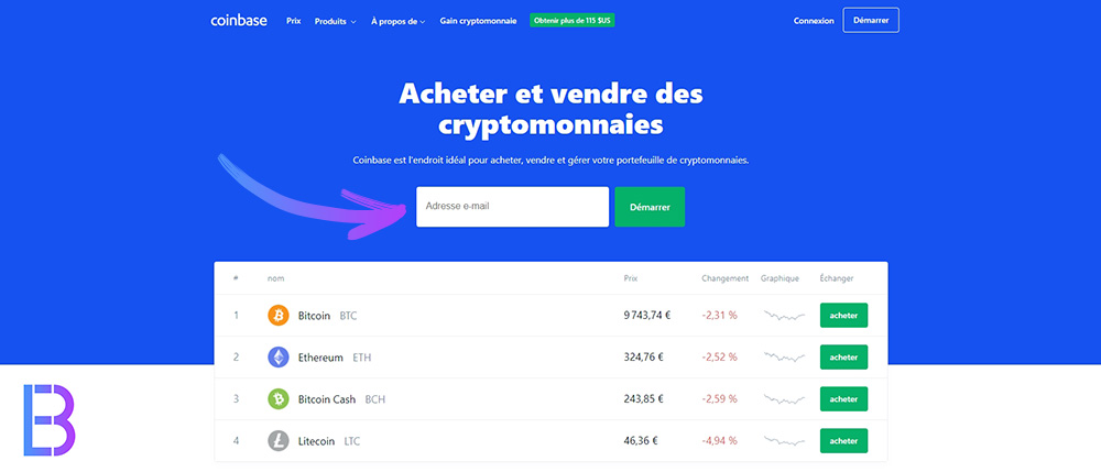 Acheter et vendre des cryptomonnaies avec Coinbase