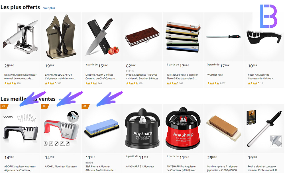 Trouver un produit winner en dropshipping avec Amazon - Meilleures ventes