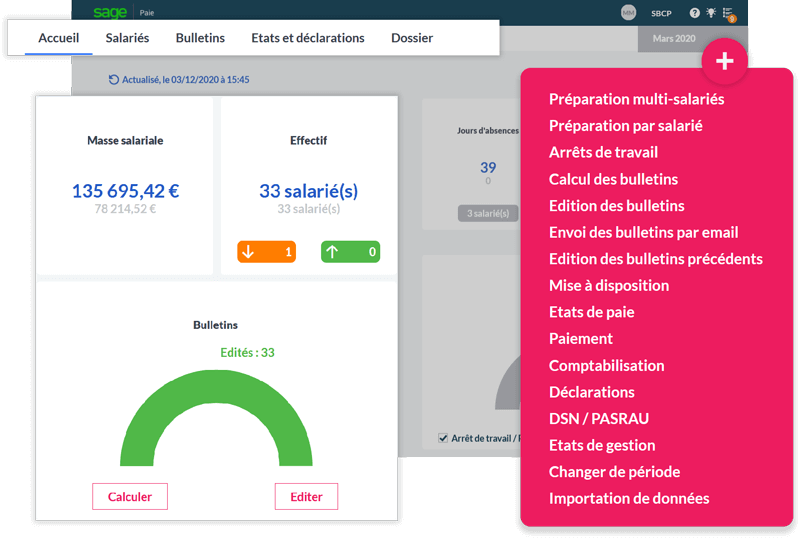 Logiciel et outil de gestion d'entreprise Sage